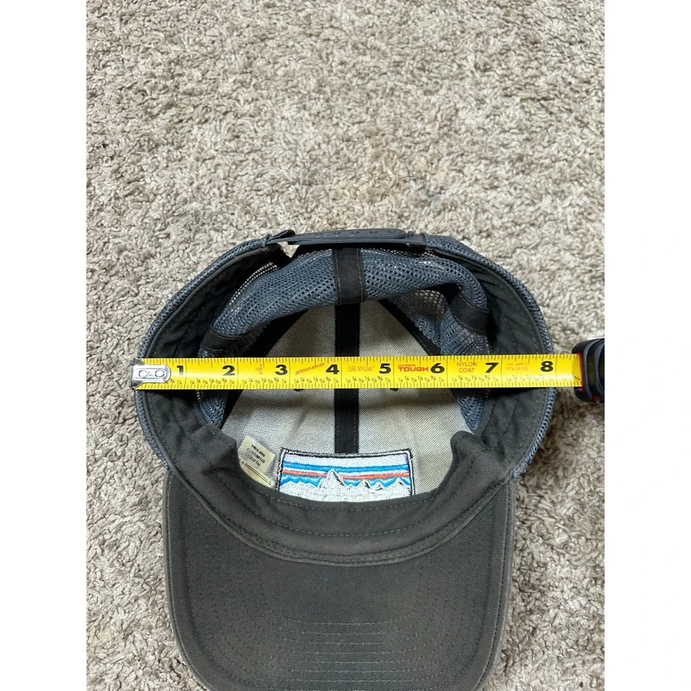 Patagonia‎ Logo Trucker Hat Cap Mesh Back Adjustable Gray Mens Outdoor